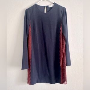 Tanya Taylor long sleeve shift dress